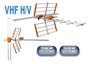 GALAXY Combo VHF+UHF VHF: 6-8 dB, UHF: 10-14 dB polaryzacja pionowa i pozioma